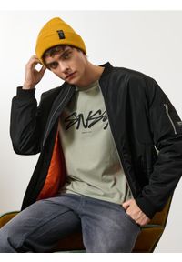 Sinsay - Czapka beanie - żółty. Kolor: żółty