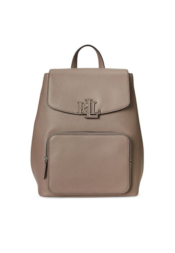 Lauren Ralph Lauren - LAUREN RALPH LAUREN Plecak Medium Cameryn 431969355003 Beżowy. Kolor: beżowy. Materiał: skóra