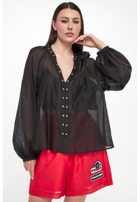 Pinko - Koszula damska z jedwabiem Darren PINKO. Materiał: jedwab