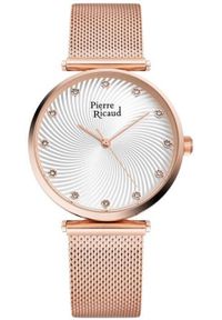 Zegarek damski Pierre Ricaud P22096.9143Q CYRKONIE różowe złoto. Kolor: różowy, złoty, wielokolorowy #1