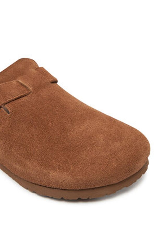 skechers - Skechers Klapki Arch Fit Granola-Happy Friday 158830/CSNT Brązowy. Kolor: brązowy. Materiał: zamsz, skóra