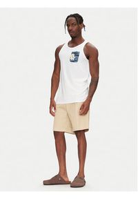 Jack & Jones Tank top Hawaii 12269321 Biały Standard Fit. Kolor: biały. Materiał: bawełna #4