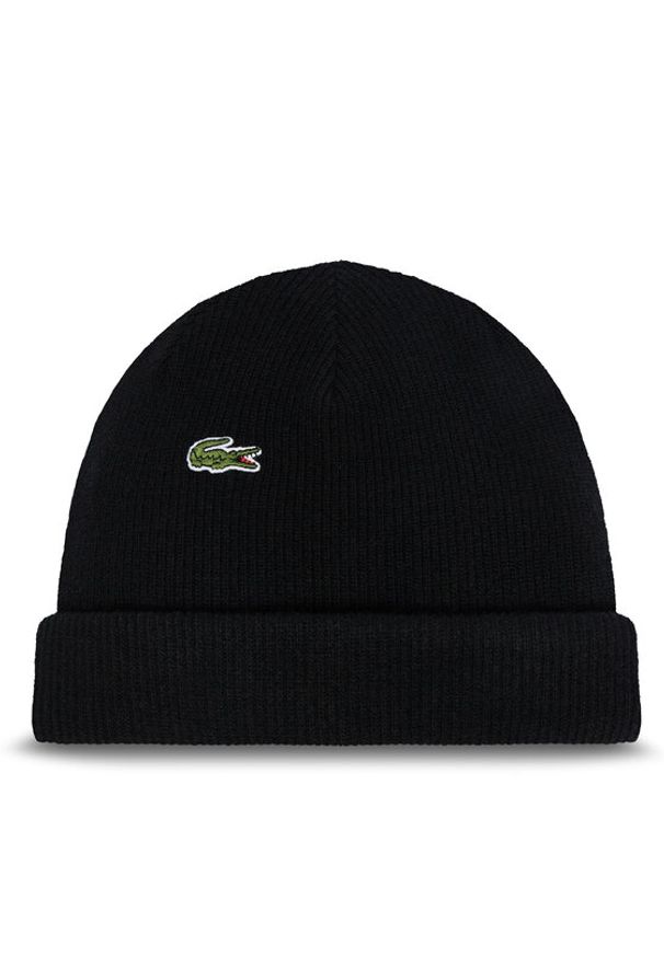 Lacoste Czapka RB0003 Czarny. Kolor: czarny. Materiał: wełna, materiał