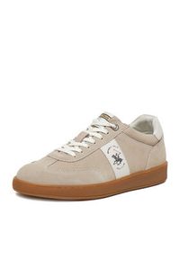 Beverly Hills Polo Club Sneakersy WI44-VOUN-01 Beżowy. Kolor: beżowy. Materiał: skóra, zamsz #6