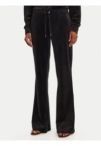 Juicy Couture Spodnie dresowe Christine JCWBJ125304 Czarny Flared Leg. Kolor: czarny. Materiał: syntetyk