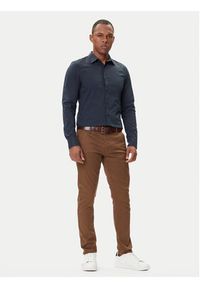 G-Star RAW - G-Star Raw Chinosy Chino 3.0 D25179-C105 Brązowy Slim Fit. Kolor: brązowy. Materiał: bawełna