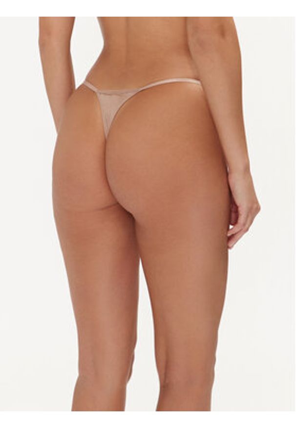 Hunkemöller Stringi Anya 206340 Beżowy. Kolor: beżowy. Materiał: syntetyk