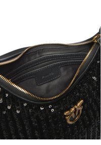 Pinko - PINKO Torebka Half Moon Mini AI 25-26 PLTT 105916 A2WC Czarny. Kolor: czarny #4
