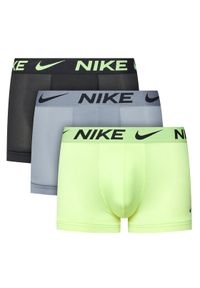 Nike Komplet 3 par bokserek 0000KE1224 Kolorowy. Materiał: syntetyk. Wzór: kolorowy