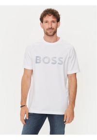BOSS - Boss T-Shirt Teebero 1 50512999 Biały Regular Fit. Kolor: biały. Materiał: bawełna