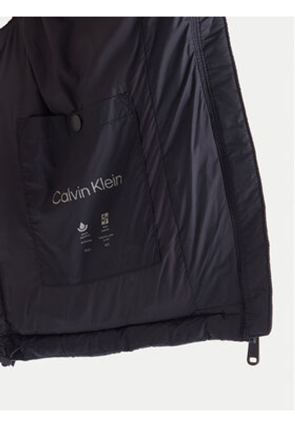 Calvin Klein Jeans Kurtka puchowa Essential LV047D501G Granatowy Relaxed Fit. Kolor: niebieski. Materiał: syntetyk