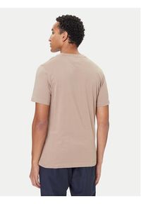 TOMMY HILFIGER - Tommy Hilfiger T-Shirt Ess Seasonal MW0MW39995 Beżowy Regular Fit. Kolor: beżowy. Materiał: bawełna #4