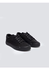 Big-Star - Trampki męskie niskie czarne SS174001 906. Okazja: na co dzień. Nosek buta: okrągły. Kolor: czarny. Materiał: jeans, materiał, guma. Styl: klasyczny, elegancki, casual