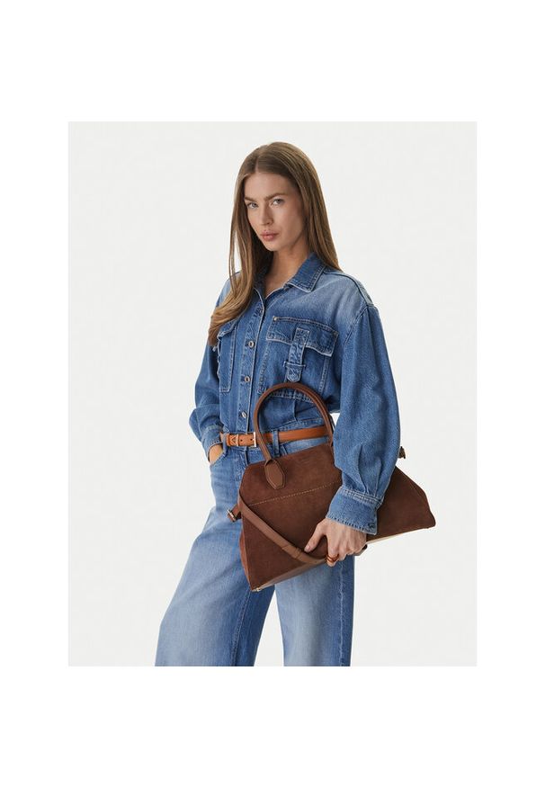 Torebka Guess. Kolor: brązowy