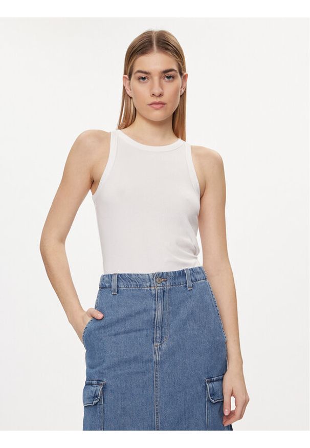 Levi's® Top Dreamy A7326-0001 Biały Slim Fit. Kolor: biały