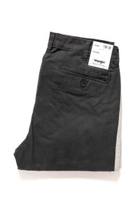 Wrangler - WRANGLER SPODNIE MĘSKIE CHINO NAVY GREY W16LGL134. Materiał: materiał