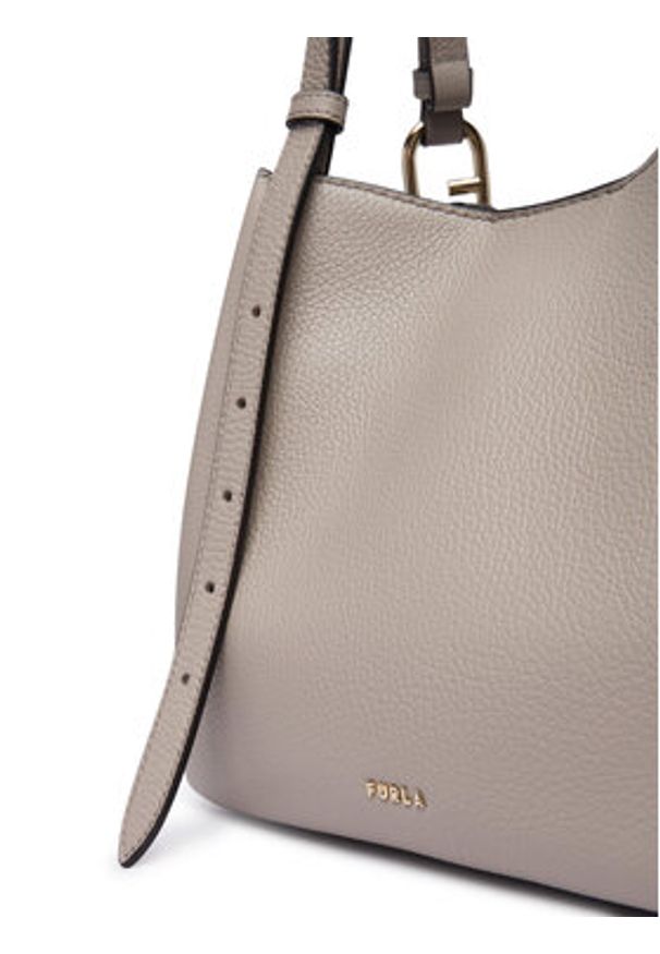 Furla Torebka Nuvola M WB02020 HSF000 CN 4892S Beżowy ciemny. Kolor: beżowy. Materiał: skórzane