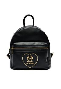 Love Moschino - LOVE MOSCHINO Plecak JC4123PP1LLB0000 Czarny. Kolor: czarny. Materiał: skóra #1