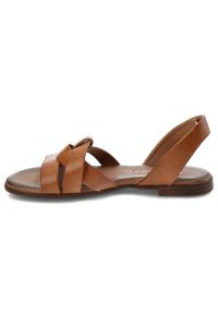 Brązowe Sandały Armodo Modne Obuwie Damskie. Kolor: brązowy. Styl: młodzieżowy, elegancki, retro #6