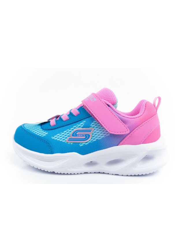 skechers - Buty sportowe dziecięce Skechers S Lights-Skechers Sola LED. Kolor: różowy, niebieski, wielokolorowy