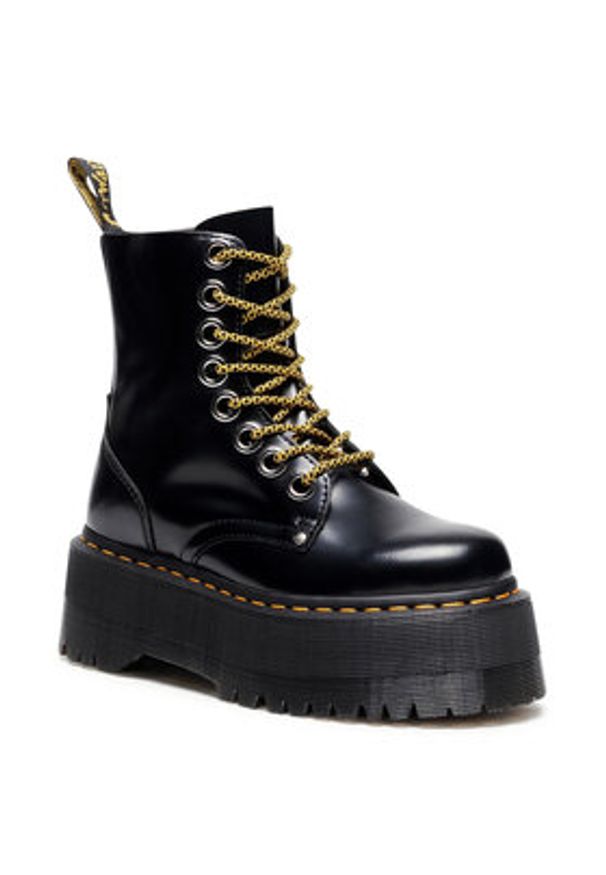 Dr. Martens Glany Jadon Max 25566001 Czarny. Kolor: czarny. Materiał: skóra