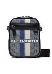 Karl Lagerfeld - KARL LAGERFELD Saszetka 241M3056 Szary. Kolor: szary. Materiał: skóra