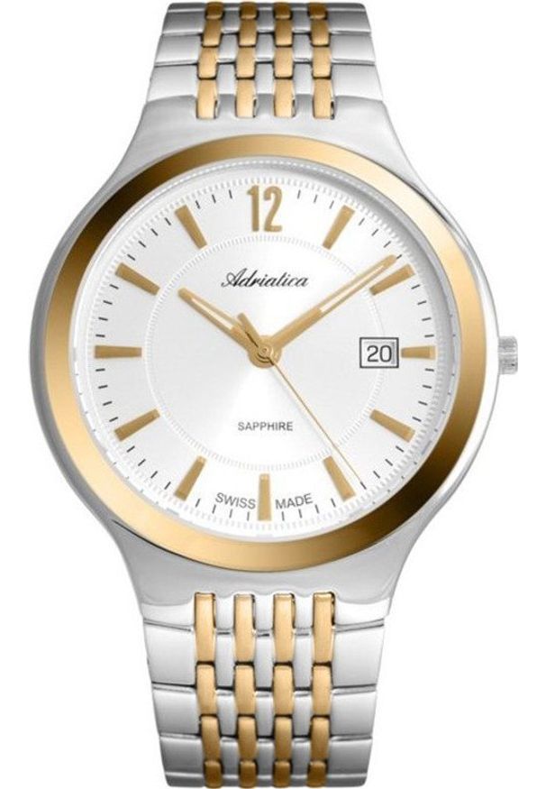 Zegarek Adriatica Zegarek męski Adriatica A8296.2153Q srebrny. Kolor: srebrny