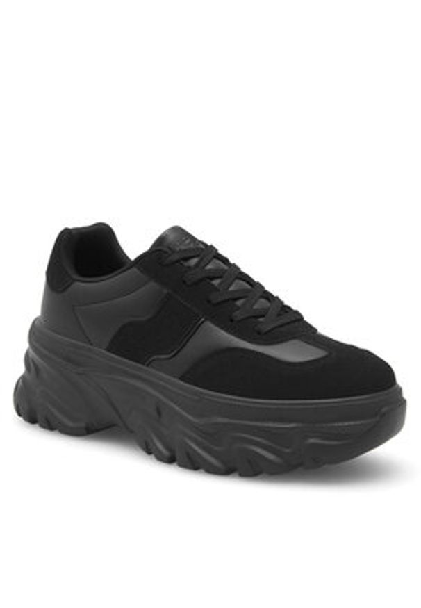 DeeZee Sneakersy Aarna WAG1370802A Czarny. Kolor: czarny. Materiał: syntetyk