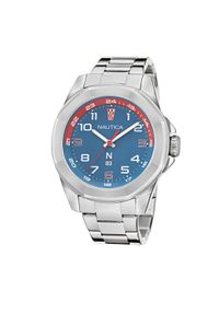 Nautica Zegarek NAPTBS206 Srebrny. Kolor: srebrny