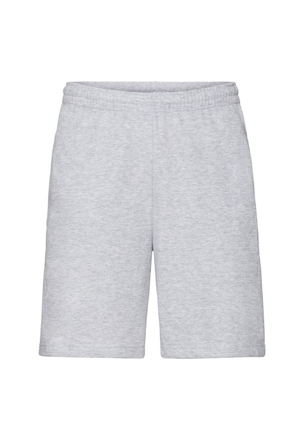 FRUIT OF THE LOOM - Spodenki Jersey Dla Dorosłych Unisex. Kolor: szary. Materiał: jersey