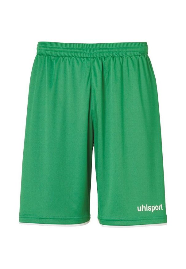 UHLSPORT - Szorty Uhlsport Club. Kolor: biały, wielokolorowy, zielony. Materiał: poliester. Sport: fitness, piłka nożna