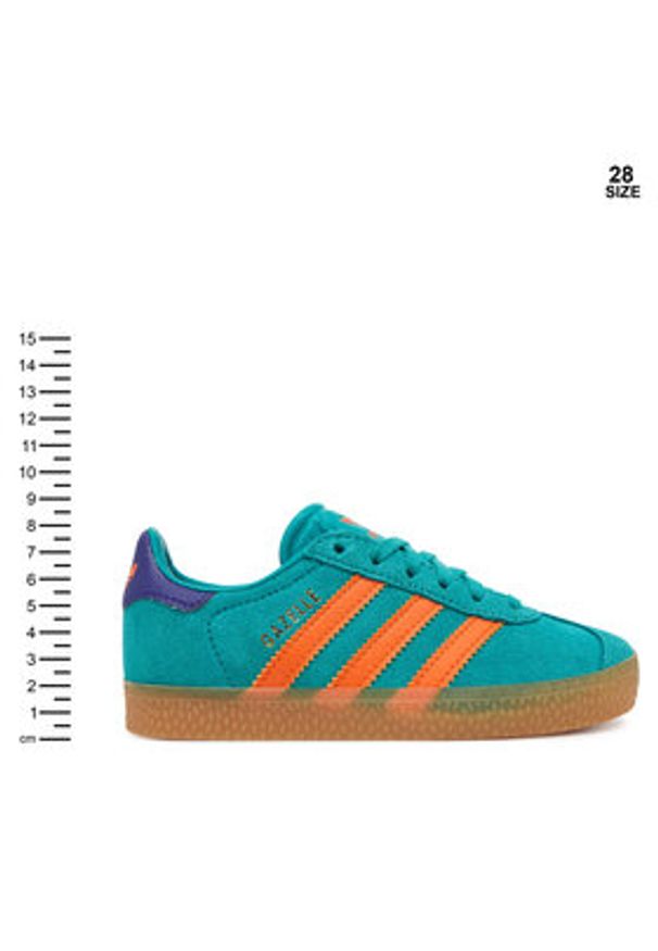 Adidas - adidas Sneakersy Gazelle JR5946 Zielony. Kolor: zielony. Materiał: zamsz, skóra. Model: Adidas Gazelle