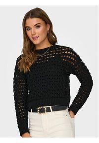 only - ONLY Sweter Linda 15311772 Czarny Regular Fit. Kolor: czarny. Materiał: syntetyk #6
