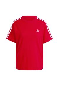 Koszulka Sportowa Damska Adidas 3-Stripes. Kolor: czerwony #1