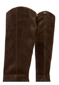 Guess Kozaki FLFGRS SUE11 Brązowy. Kolor: brązowy. Materiał: skóra, zamsz #3