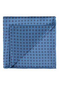 Wittchen - Poszetka. Kolor: niebieski. Materiał: jedwab. Wzór: jednolity #1