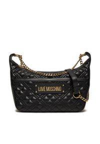 Love Moschino - LOVE MOSCHINO Torebka JC4236PP0ILA0000 Czarny. Kolor: czarny. Materiał: skórzane