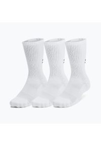 Skarpety Under Armour Training Cotton Crew 3. Kolor: biały. Sport: fitness