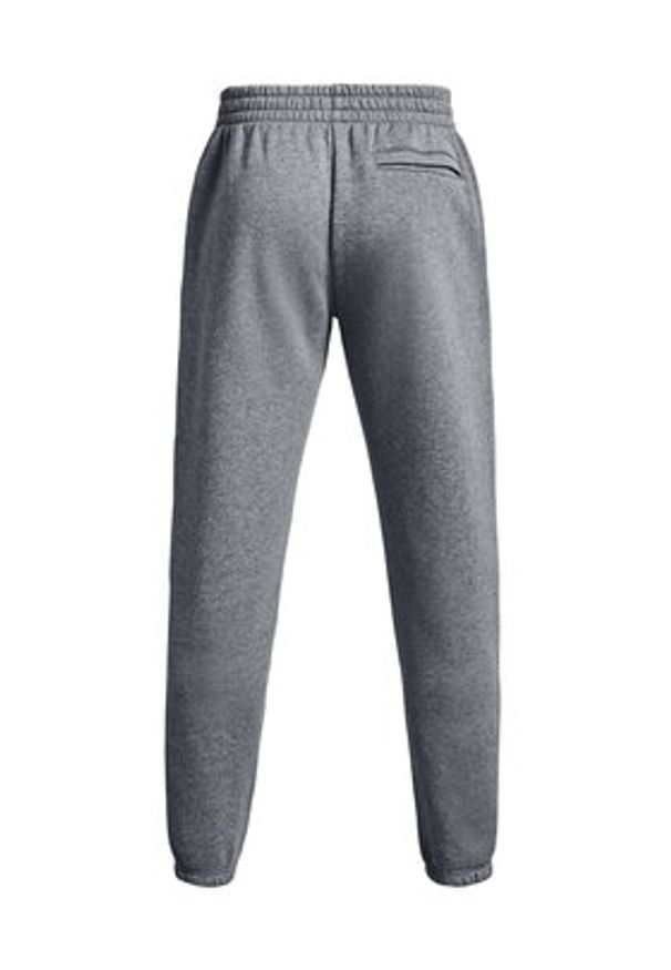 Under Armour Spodnie dresowe UA Essential Fleece Jogger 1373882 Szary Regular Fit. Kolor: szary. Materiał: dresówka, bawełna
