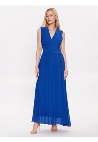 Rinascimento Sukienka wieczorowa CFC0114421003 Niebieski Regular Fit. Kolor: niebieski. Materiał: syntetyk. Styl: wizytowy #1