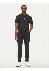 Plein Sport T-Shirt SAEC MTK8009 STE001N Czarny Regular Fit. Kolor: czarny. Materiał: bawełna. Styl: sportowy #5