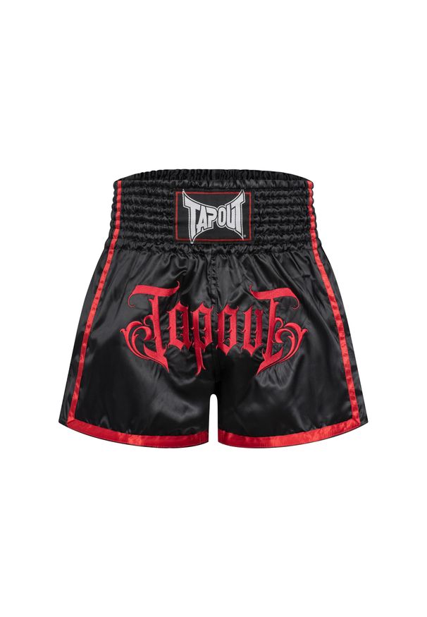 TAPOUT - Szorty do boksu tajskiego Tapout Diablo. Kolor: czerwony, wielokolorowy, czarny. Sport: fitness