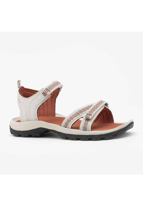 quechua - Sandały turystyczne damskie Quechua NH500. Kolor: pomarańczowy. Materiał: materiał. Sport: turystyka piesza