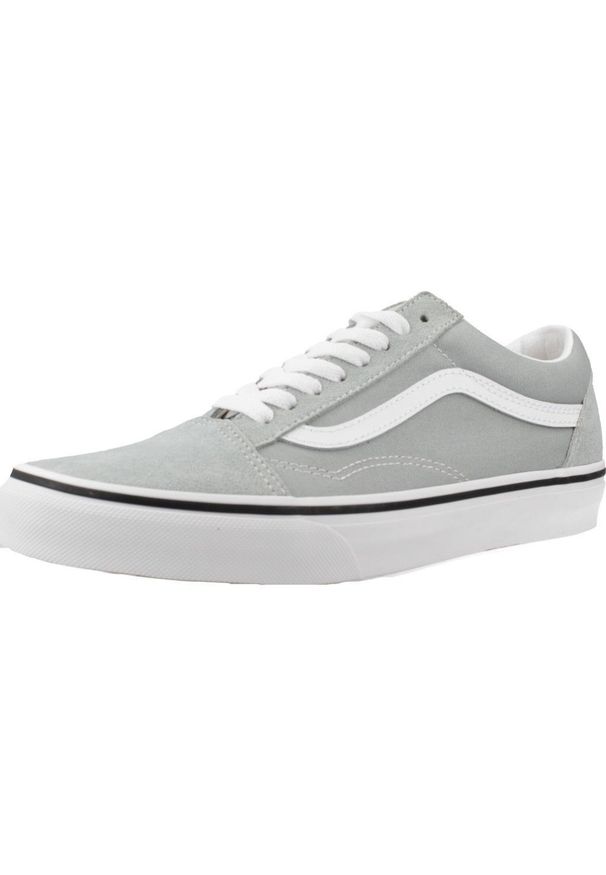 Vans - Kapcie VANS OLS SKOOL COLOR THEORY Szary. Kolor: szary. Materiał: tkanina, zamsz