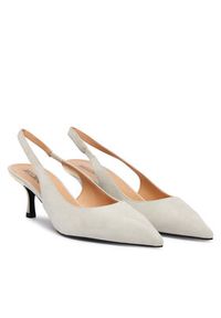 Love Moschino - LOVE MOSCHINO Czółenka JA10336G1OJA0110 Écru. Materiał: skóra, zamsz #6