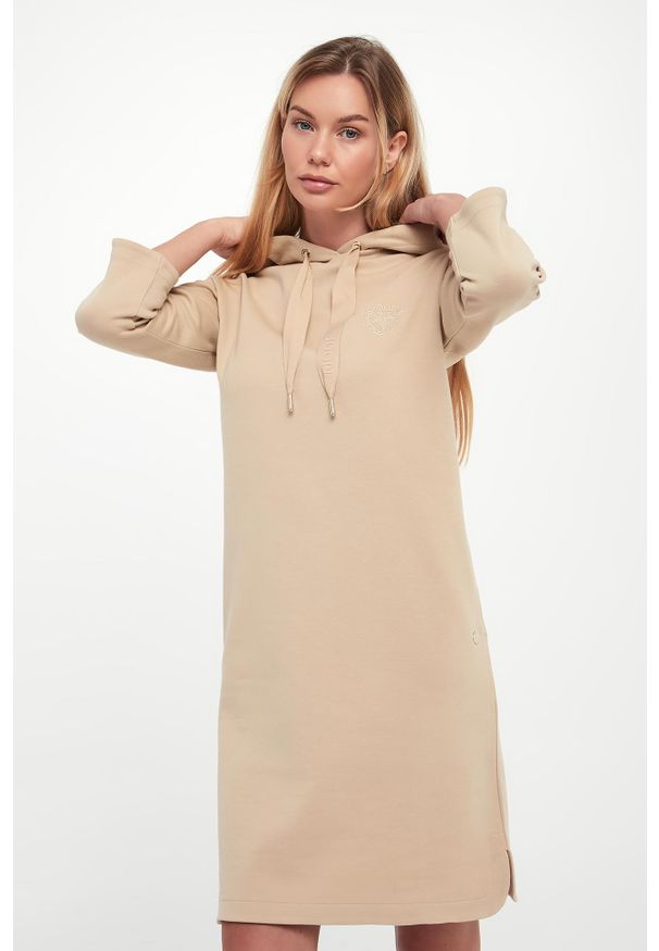 Sukienka z kapturem Tameka JOOP!. Typ kołnierza: kaptur
