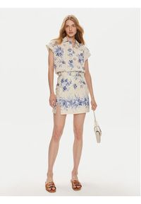 TwinSet - TWINSET Koszula 241TT2426 Kolorowy Loose Fit. Materiał: bawełna, len. Wzór: kolorowy #3