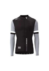 Bluza rowerowa Męska FDX Men`s Limited Roubaix Thermal Jersey. Kolor: czarny, szary, wielokolorowy. Materiał: jersey