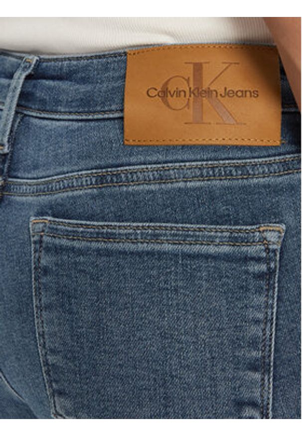 Calvin Klein Jeans Jeansy J20J224488 Niebieski Skinny Fit. Kolor: niebieski
