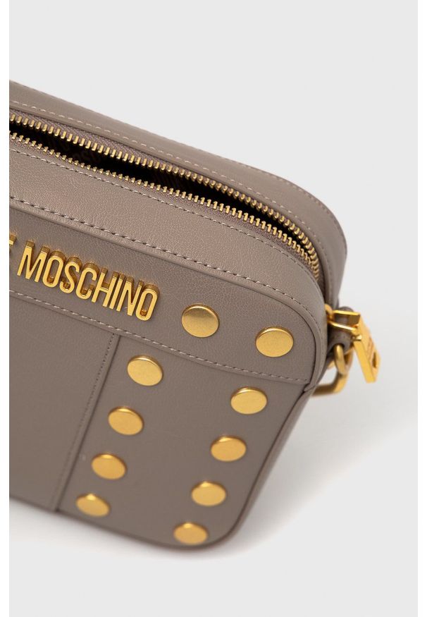 Love Moschino - Torebka. Kolor: beżowy